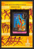 85949/ N°89 B BASKET Moscou 1980 Jeux Olympiques Olympic Games Centrafricaine OR Gold ** MNH Non Dentelé Imperf - Central African Republic