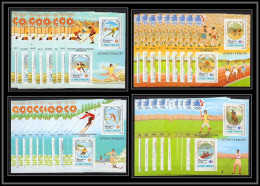 86217 S Tome E Principe Lot 50 X Mi N°143/146 Jeux Olympiques Olympic Games 1984 Los Angeles Sarajevo ** MNH Cote 3250 - Sammlungen (ohne Album)