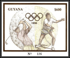 86197b/ Guyana Mi N°319 OR Gold ** MNH Atlanta 1996 Jeux Olympiques Olympic Games Tennis Golf 600$ - Guyana (1966-...)