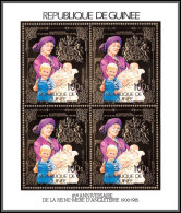 86183c/ Guinée Guinea Mi N°1042 A Reine Queen Mother Elisabeth 2 Lady Di Diana OR Gold ** MNH Bloc 4 - Guinée (1958-...)