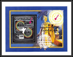 86162/ Guyana Mi N°235 A Lion's Club 75 Th Anniversary Rotary Overprint SEOUL 1995 In Black Argent Silver ** MNH Korea - Rotary Club