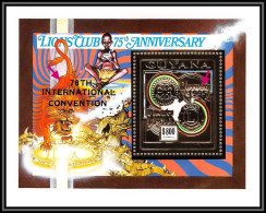 86160/ Guyana Mi N°234 A Lion's Club 78 Th Anniversary Rotary Overprint SEOUL 1995 In Black OR Gold ** MNH Korea - Guiana (1966-...)