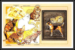 86158/ Guyana Mi N°374 A Chiens Et Chats Cats And Dogs Harrier Persian OR Gold ** MNH 1993 - Chats Domestiques