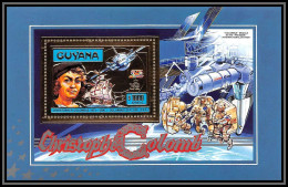 86147/ Guyana Mi N°230 A Christophe Colomb Colombo Colombus Station Espace (space) OR Gold ** MNH 1992 - Guyane (1966-...)