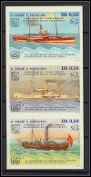 86420c Sao Tome E Principe Mi 906/908 B Bateau (boat-SHIP) Hamburg Phonix Prinz Heinrich 1984 ** MNH Non Dentelé Imperf - Schiffe
