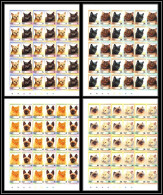 86423d Nanumea Tuvalu Mi 47/52 B Chat Cat Cats Chats ** MNH 1985 Siamese Turkish Himalayan Non Dentelé Imperf Bloc De 15 - Tuvalu (fr. Elliceinseln)