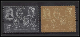 86394 Guyana Mi N°3816/3817 Einstein Genius Genie Durer Karpov Curie Mozart Harris OR Silver Argent Gold ** MNH 1992 - Guyana (1966-...)