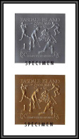 86387z Easdale Island Scotland Bloc Specimen Sport Tennis Chess Golf Velo Cycling Moto OR Gold Stamps Argent Silver MNH - Scozia