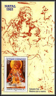 86365 Sao Tome E Principe Natal 1983 Bloc Mi N°135 A Salvador Dali Madona ** MNH Cote 11 Euros Christmas Noel - Sao Tome And Principe