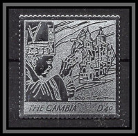 86256b Gambie Gambia - Mi N°5549 Pape Jean Paul 2 Religion Christianism Christianisme Silver Argent ** MNH Pope 2005  - Gambia (1965-...)