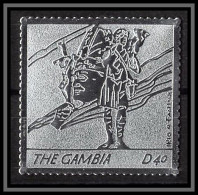 86253 Gambie Gambia - Mi N°5562 Pape Jean Paul 2 Religion Christianism Christianisme Silver Argent ** MNH Pope 2005  - Gambia (1965-...)
