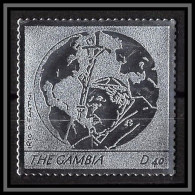 86252 Gambie Gambia - Mi N°5560 Pape Jean Paul 2 Religion Christianism Christianisme Silver Argent ** MNH Pope 2005  - Gambie (1965-...)