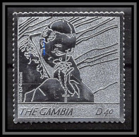 86245 Gambie Gambia - Mi N°5551 Pape Jean Paul 2 Religion Christianism Christianisme Silver Argent ** MNH Pope 2005  - Popes