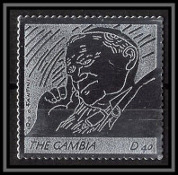 86244 Gambie Gambia - Mi N°5548 Pape Jean Paul 2 Religion Christianism Christianisme Silver Argent ** MNH Pope 2005  - Gambia (1965-...)