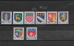 FRANCE 1962 -  N°YT 1351a** à  1354b** - Unused Stamps