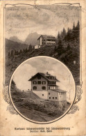 Kurhaus Schwarzenbühl Bei Schwarzenburg - 2 Bilder (02582) * 2. 8. 1918 - Schwarzenburg