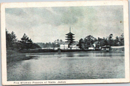 RED STAR LINE : The Five Storied Pagoda At Nara. Japan - Coloured Photos Of The World (SS Belgenland World Cruises) - Paquebots