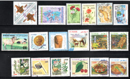 Tunisie ( 6  ** Timbres Neuf ) - ( 57 Timbres Oblitere ) - Tunesien (1956-...)