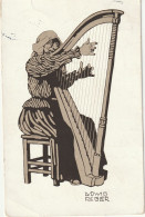 Liberty  ,  La Suonatrice D'arpa  -  Illustr.  L. Riegler  -  Ediz.  A S B  ,  No.36 - Autres & Non Classés
