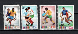 Antigua 1974 Football Soccer World Cup Set Of 4 MNH - 1974 – Westdeutschland