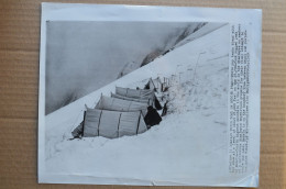 Original Photo Press 20x25cm 1954 Camp At 21000 Feet On Makalu Himalaya Alpinisme Mountaineering Escalade - Sport