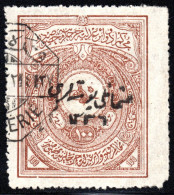 3337.TURKEY IN ASIA 1921 COURT COSTS REVENUE 100 P. # 25, DAMAGED RIGHT SIDE. - 1920-21 Kleinasien