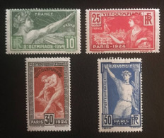 JEUX OLYMPIQUES De PARIS 1924 YT N°183 à 186 NEUF** - Unused Stamps