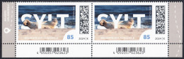 !a! GERMANY 2024 Mi. 3831 MNH Horiz.PAIR From Lower Right & Left Corners - German Vacation Destinations: Sylt - Unused Stamps