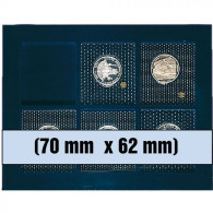 Safe Tableau Für Combi-Kassette NOVA DeLuxe Für 6 Münzen à 70x62 Mm Nr 63701 Neu - Materiale