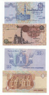 Ägypten  25 Piaster 2008 UNC, 1 Pound 2008 UNC - Egypte