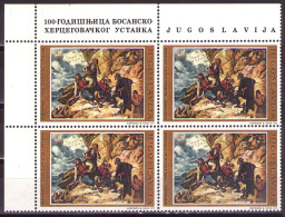 Yugoslavia 1975 - 100 Years Of Bosnian-Herzegovian Uprising - Mi 1608 - MNH**VF - Ongebruikt