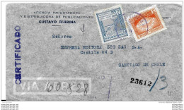 29-9 - Enveloppe  Recommandée Envoyée De Bolivie Au Chili - Bolivia