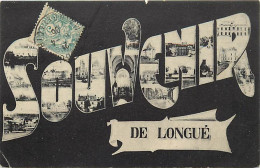 - Maine Et Loire -ref-B135- Longué - Souvenir De.. - Multi Vues Dans Les Lettres - - Sonstige & Ohne Zuordnung