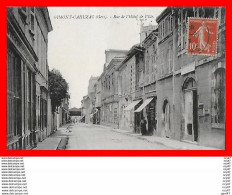 CPA (32) GIMONT-CAHUZAC.  Rue De L'Hôtel De Ville, Animé, Poste...S604 - Autres & Non Classés