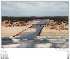 Cp   Réf-JP-Q-638  (  Dép 40 à MIMIZAN-PLAGE )  Panorama Sur La Plage Et La Ville  " Entrée Du Courant - Mimizan Plage