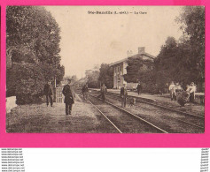 CPA  (Réf: Z 2625) SAINTE-BAZEILLE (47 LOT & GARONNE) La Gare - Sonstige & Ohne Zuordnung