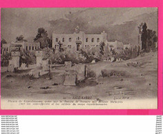 CPA (Réf: Z 2642) (AFRIQUE MAROC)  Maison De Convalescence Société De Secours Aux Blessés Militaires Croix Rouge - Rabat