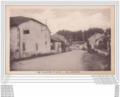 Cpa Réf-JP-Y601 ( Dép 82 à  LALANDE    )   La Rue  Principale - Altri & Non Classificati