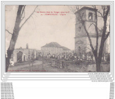 Cpa Réf-JP-R-615 ( Dép-88 à MOMPATELIZE  Guerre Dans Les Vosges 1914-15)    L&amp Acute  Eglise , Les Maisons Bombar - Other & Unclassified