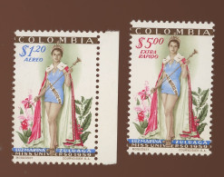 1959. Miss Monde. Aereo Yv.315/316 ++. Mint NH - Colombia