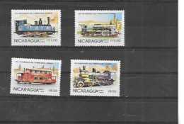 NICARAGUA Nº A 1097 AL 1100 - Treinen