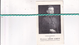 Léon Labyt-Hermans, Seraing Aan Maas 1924, Terechtgesteld Nationale Schiebaan Brussel 1944. Cadettenschool. Foto WW2 - Décès