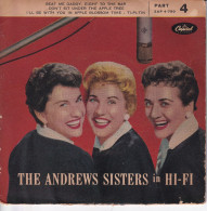 THE ANDREWS SISTERS  - NORWAY EP  - BEAT ME DADDY, EIGHT TO THE BAR + 3 - Jazz