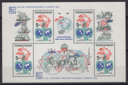 Tchecoslovaquie - BF N°63 - Congres UPU - ** Neuf Sans Charniere - Cote 55€ - Blocks & Kleinbögen