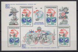 Tchecoslovaquie - BF N°63 - Congres UPU - ** Neuf Sans Charniere - Cote 55€ - Blokken & Velletjes