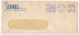 United States 1940 3c. Pitney Bowes Meter Cover With Slogan; New York, NY - Lionel Corporation (Toy / Model Trains) - Lettres & Documents