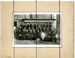 PHOTOGRAPHIE . Conscrits Devant L'hôtel De France JEAN BORNAREL . Chauffage Central, Jeux Boules . 29 Février 1948 - Lieux