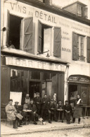 CP Carte Photo D'époque Photographie Vintage Groupe Félix Bistrot Café Barada  - Coppie