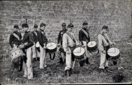 CPA At The Barracks, The Drum School, Tamburine, Franz. Soldat - Autres & Non Classés