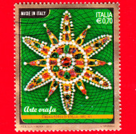 ITALIA - Usato - 2013 - Arte Orafa - Fibbia A Forma Di Stella (XIV Sec., Castelvecchio, Verona) - 0.70 - 2011-20: Afgestempeld
